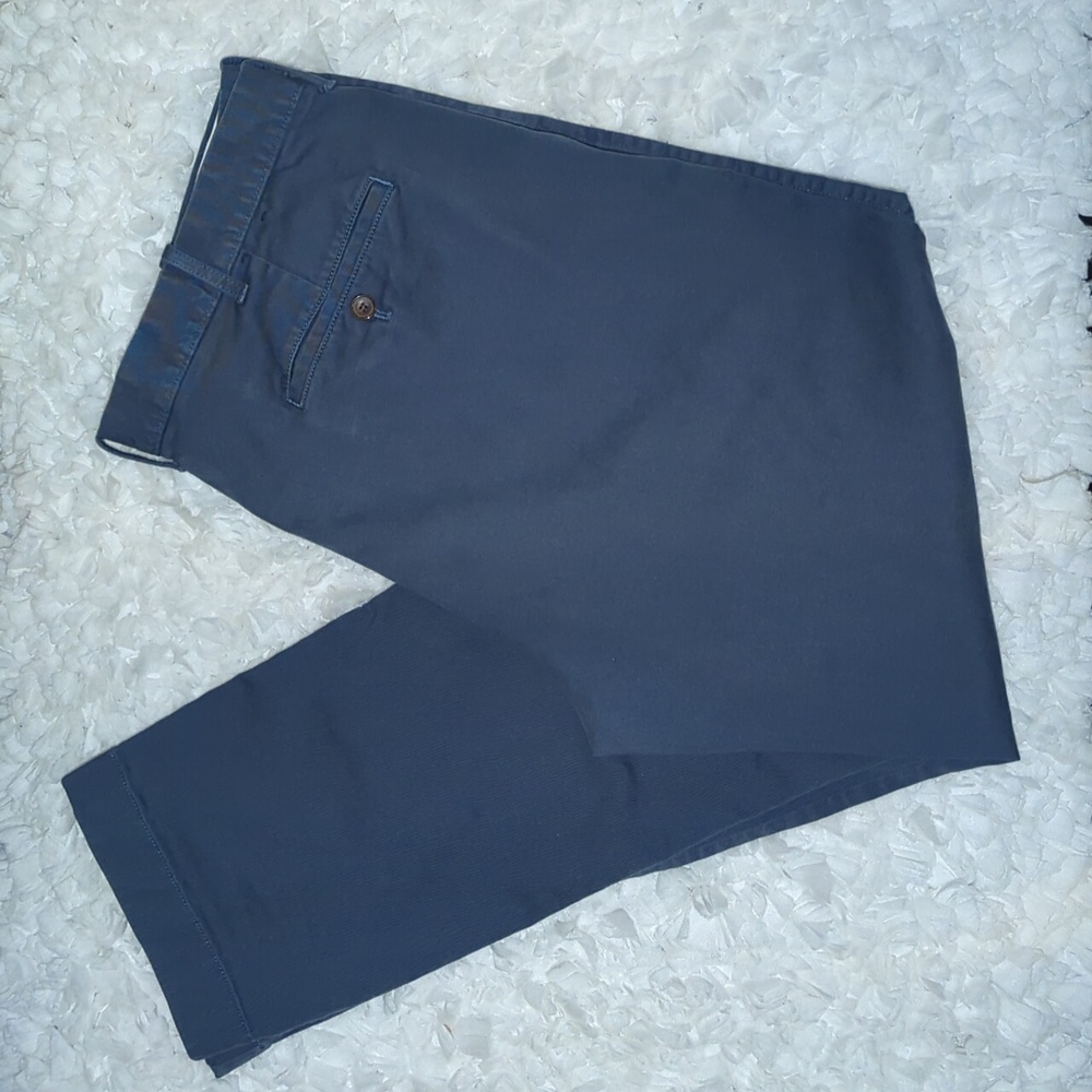 J.Crew Flex Mens Pants Straight W38 L32 Overcast Blue